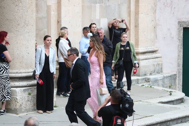 ARHIVA - 2024. Dubrovnik: Vjenčanje Nicole Artukovich i Liama Stewarta u crkvi sv.Ignacija