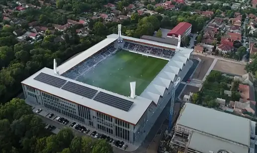 FOTO Ovo je stadion na kojemu danas igra Dinamo. Moderno zdanje u Srbiji izgradili Mađari
