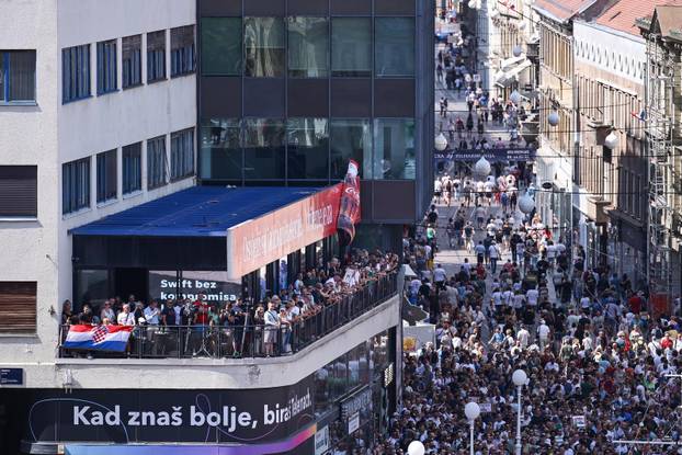 Tisuće prosvjednika preplavile središte Zagreba zbog otpada u Lici