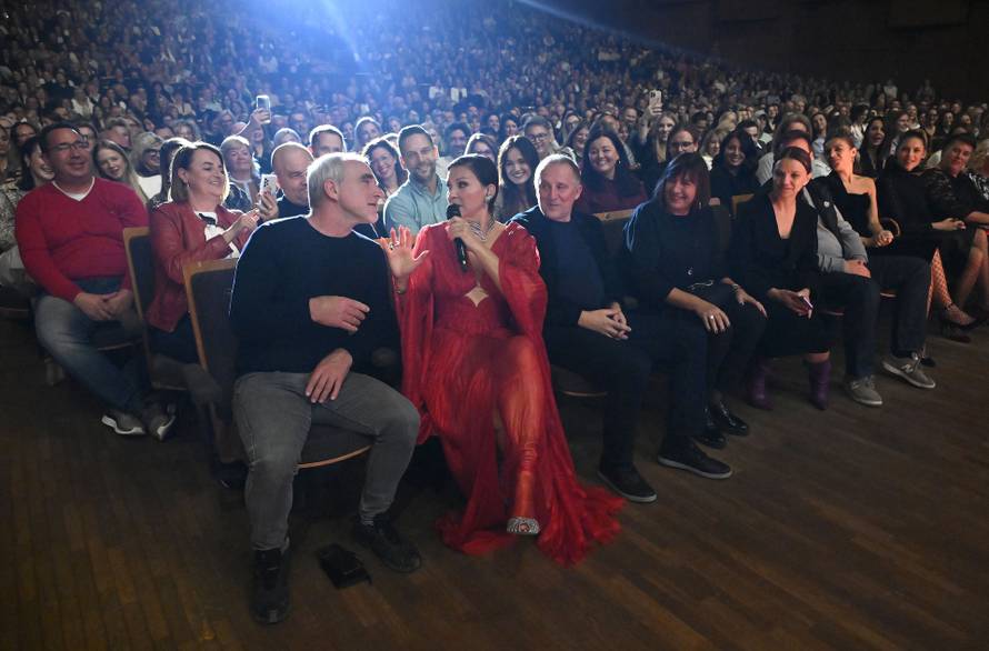 Zagreb: Nina Badrić održala koncert u Lisinskom