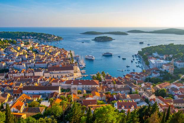 Island,Of,Hvar,And,Paklinski,Islands,Panoramic,View,From,Hill,