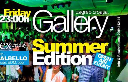Ne propustite Unisex Summer Edition@Gallery club u petak