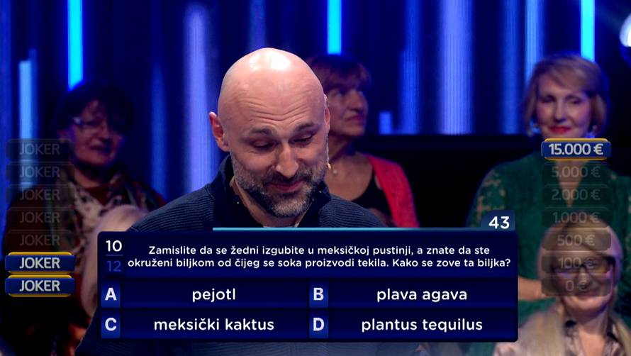 Znate li vi odgovore? Dejan iz 'Jokera' otišao s 15.000 eura...