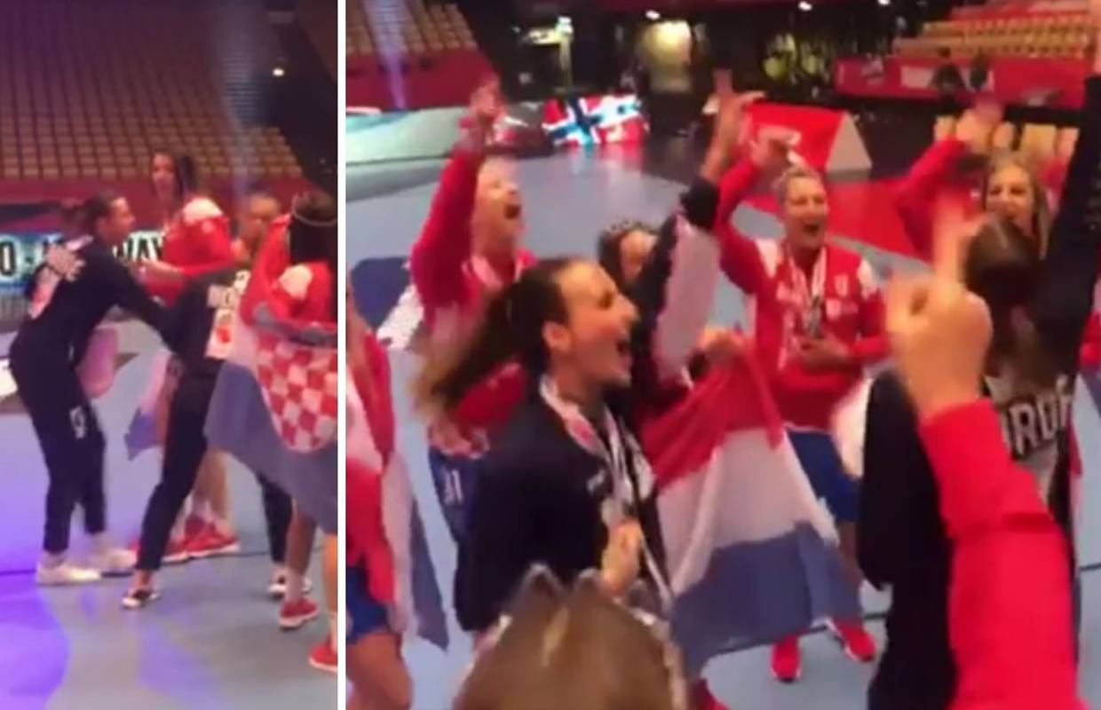 Igračice Norveške zapjevale s Hrvaticama! 'Neeeopisivooo!'