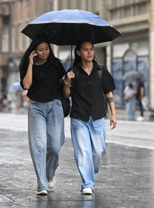 Ljetna kiša u Zagrebu