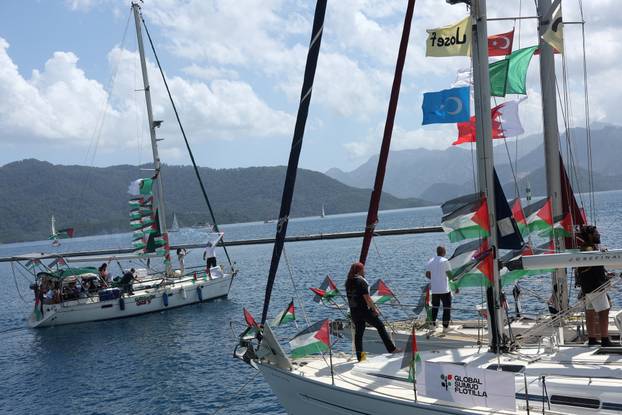 Global Sumud Flotilla set to depart from southern Turkish resort of Marmaris for Gaza