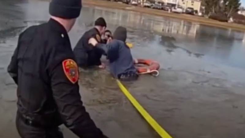 Dječak (8) propao kroz led i preživio u zaleđenom ribnjaku dva i pol sata! Evo kako