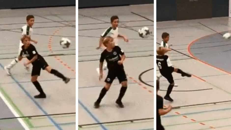 Ima tek 11 godina i tehniku k'o Bergkamp! Zabio nestvaran gol