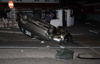 Fiatom se okrenuo na krov, u nesreći ozlijeđen dječak (15)