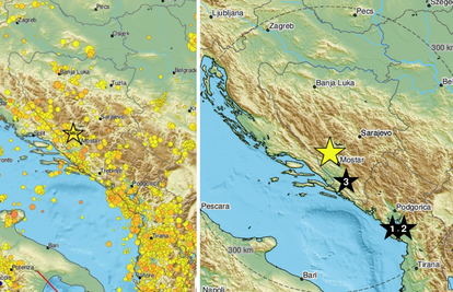 Seizmološki aktivni Balkan: Od 1960. najviše potresa bilo je na jugu, najjače treslo u Crnoj Gori