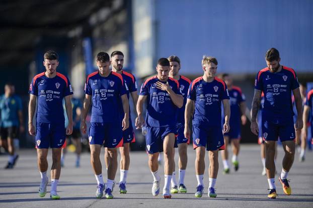 Zagreb: Trening hrvatske nogometne reprezentacije