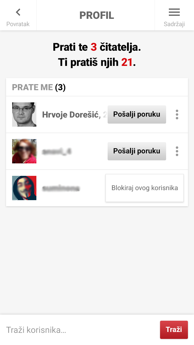 Senzacionalno! Profili stigli i na mobilni portal 24sata.hr