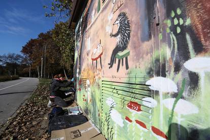 Ježeva kućica na Bundeku: Mural koji će uveseljavati sve