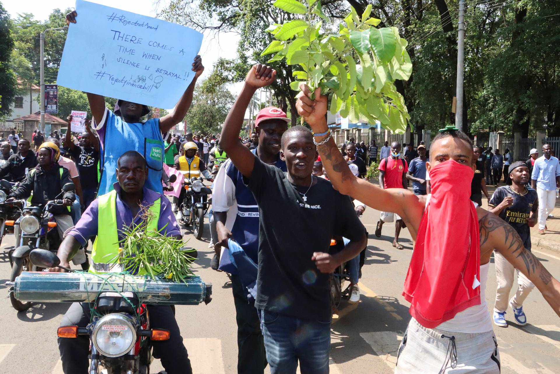 Anti-finance bill protesters clash with police in Kisumu