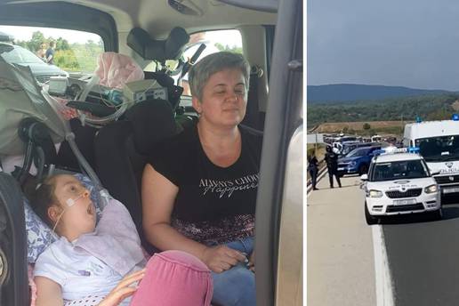 S kćeri (11) na respiratoru zapeli na A1: 'Samo želim stisnuti ruku policajcu koji je pomogao Jani'