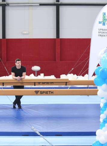 Zagreb: Otvaranje gimnastiÄkog centra u sportskoj dvorani u LuÄkom