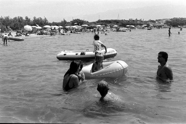 Ljeto na otoku Rabu, srpanj 1990.