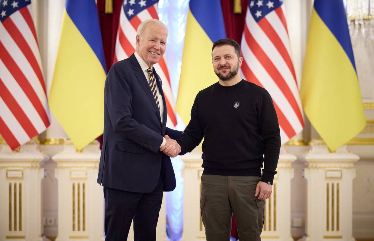 Biden u Kijevu obećao nastavak podrške i novu pomoć Ukrajini