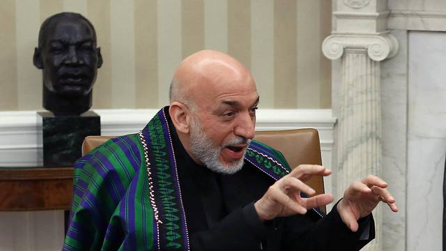 Obama - Karzai Bilateral Meeting At White House