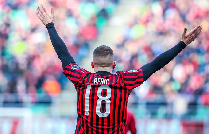 italian Serie A soccer match AC Milan Italian soccer Serie A season 2019/20