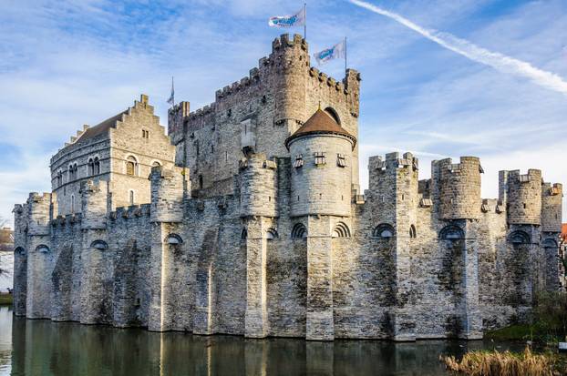 Gravensteen Castle in Ghent, Belgium