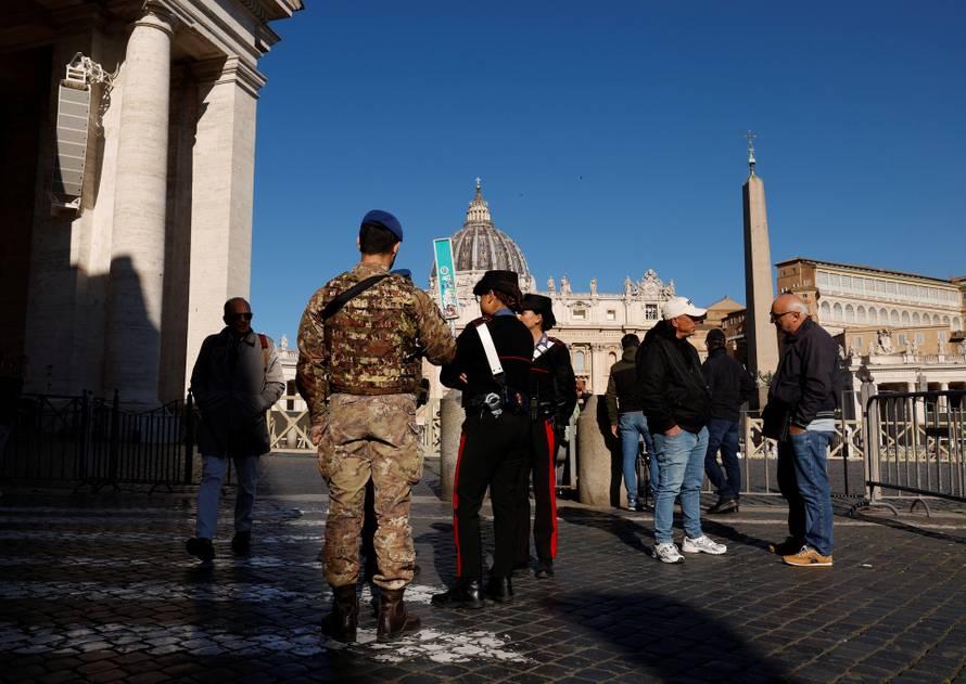 Preparations are made for the inaugural Mass of Pope Leo XIV, in Rome