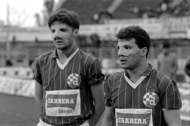 Zagreb: Savezna liga Jugoslavije, Dinamo - Borac, 7.4.1990.