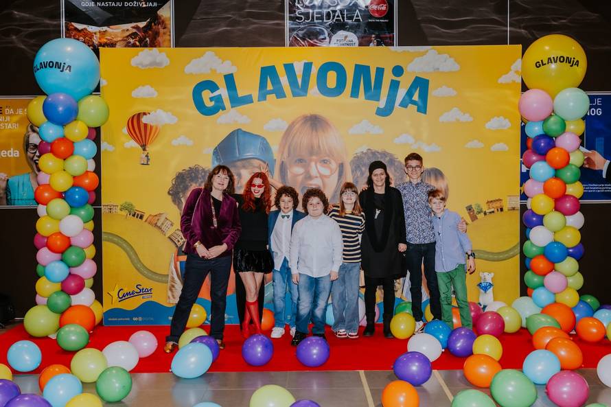 Uz veliki interes publike dječji filma  Glavonja premijerno prikazan  u Zagrebu