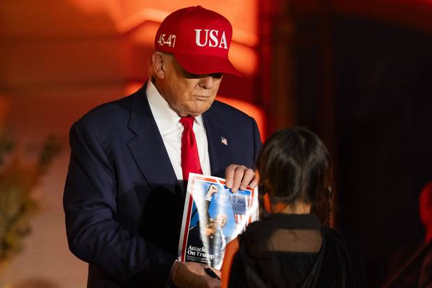 President Trump, First Lady Melania Trump Host White House Halloween Event