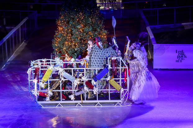 Svečano otvorenje Ledenog parka na Trgu kralja Tomislava uz predstavu Orašar