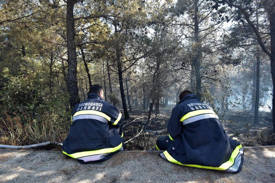 Spasili su Zrće od katastrofe: Cijelu noć borili se s požarom