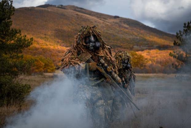 FOTO Pogledajte nove hrvatske snajperiste u akciji. Da prođu 50 metara potreban je jedan sat!