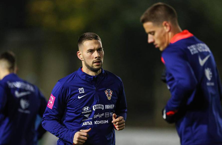 Zagreb: Trening hrvatske nogometne reprezentacije uoči utakmice protiv Škotske u Ligi nacija