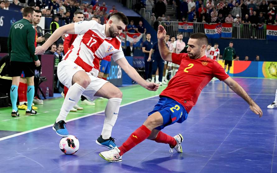 Susret Hrvatske i Španjolske u polufinalu Europskog prvenstva u futsalu