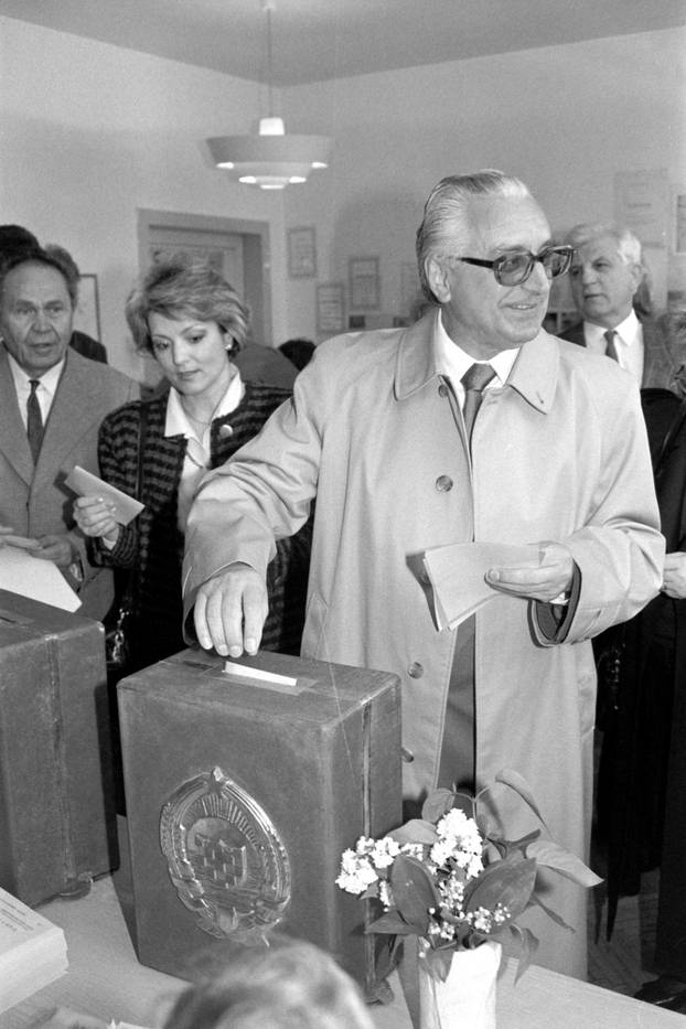 Prvi krug poslijeratnih višestranačkih izbora u Hrvatskoj, 22.4.1990.