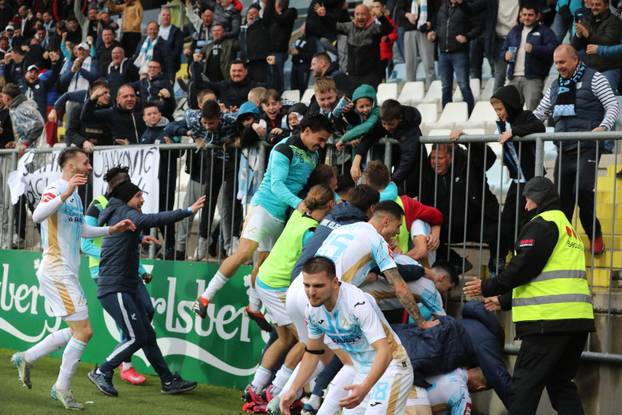Rijeka: HNK Rijeka and NK Varaždin in the match 29.