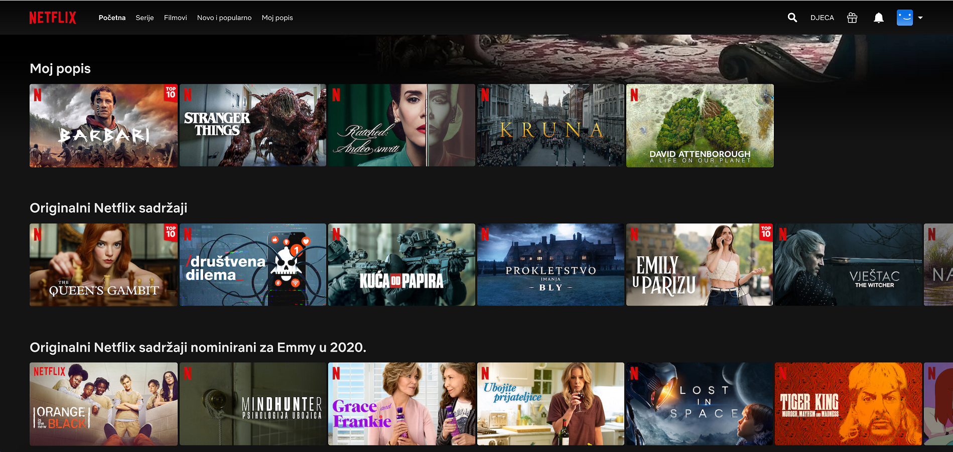 Netflix od sada i na hrvatskom