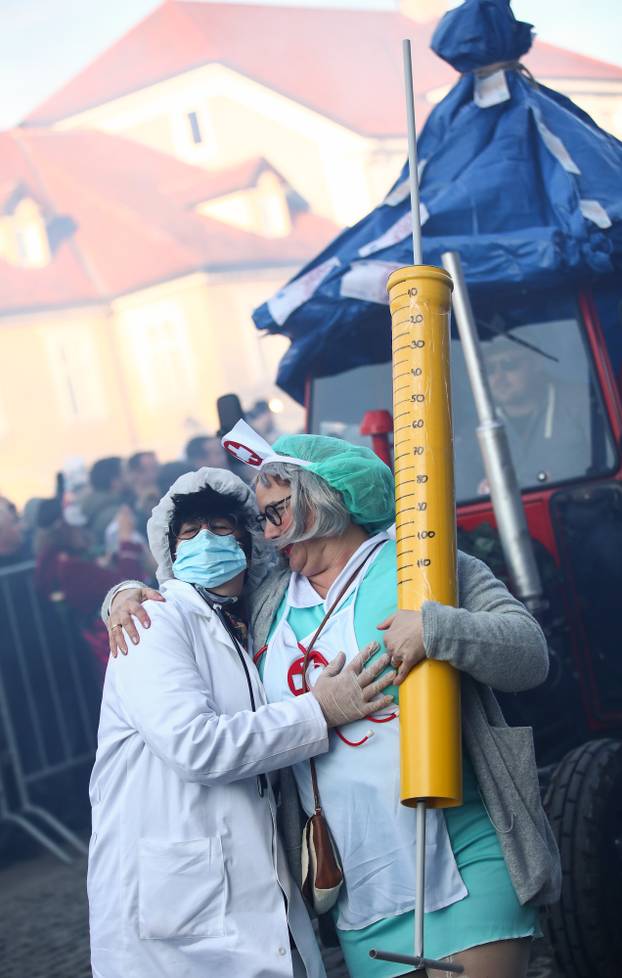 Samobor: Povorka mjesnih odbora i alegorijskih kola na Fašniku