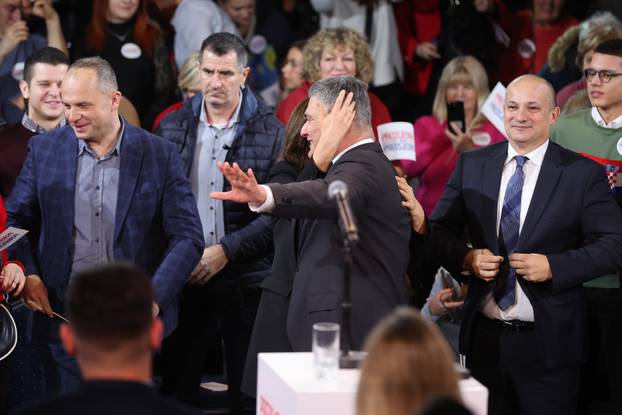 Zagreb: Predizborni skup predsjednika Milanovića