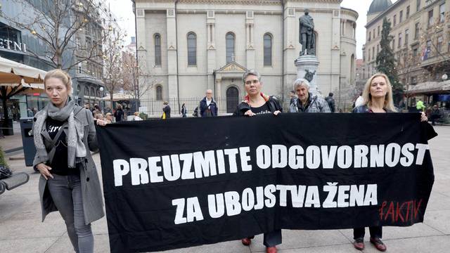 Zagreb: Feministi?ki kolektiv fAKTIV na Cvjetnom održao prosvjednu akciju