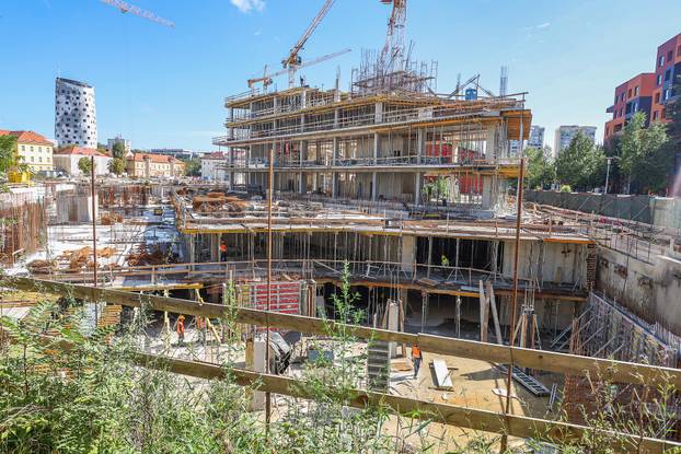 Zageb: Građevinski radovi na kompleksu Trga pravde