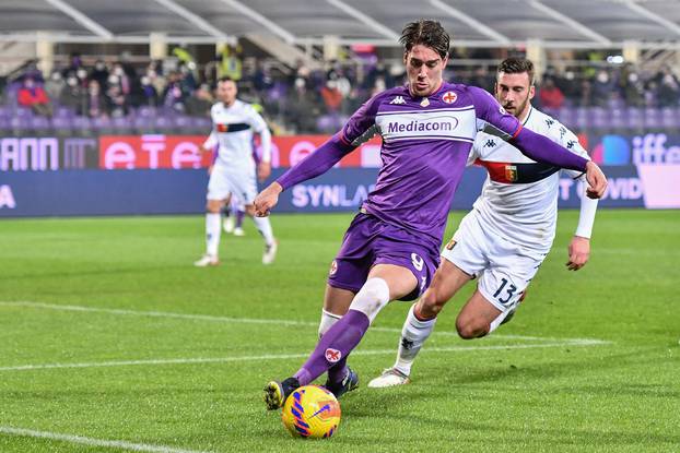 italian soccer Serie A match - ACF Fiorentina vs Genoa CFC