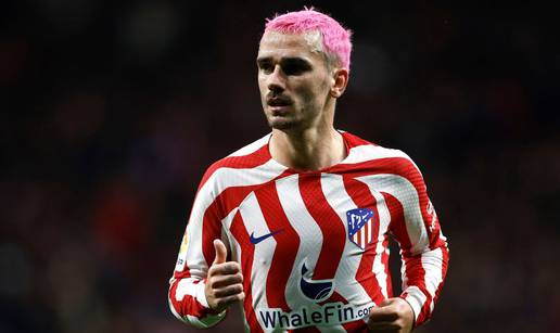 Griezmann je protiv Barce igrao s kosom obojanom u ružičasto