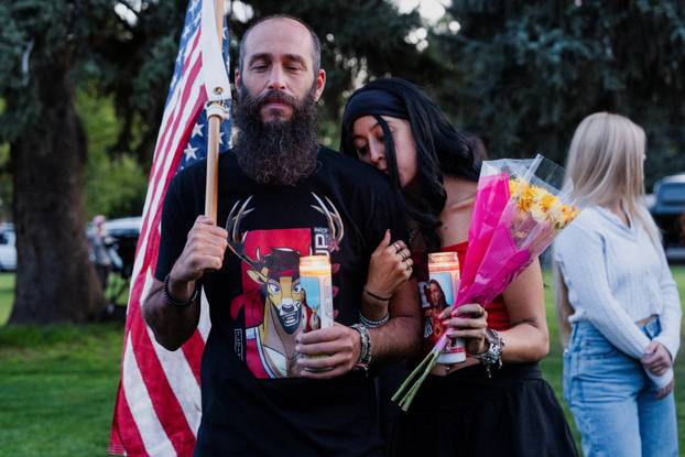 Vigil for Charlie Kirk in Provo