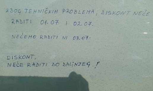 Poruka s trgovine u Dalmaciji sve nasmijala, komentiraju: Ma tako se tu radi, malo po malo...