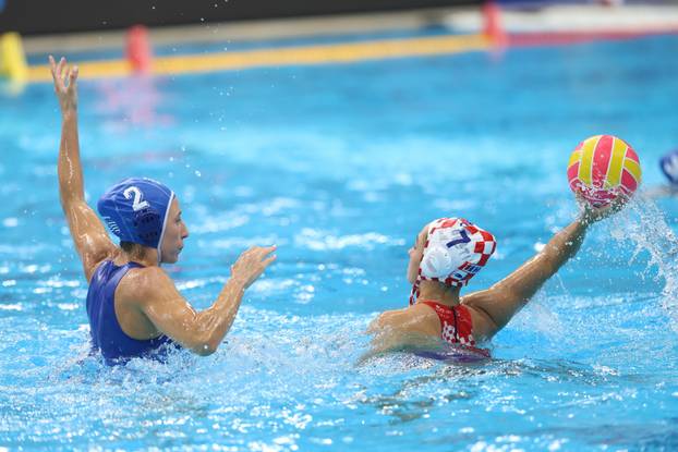 Svjetsko prvenstvo u vodenim sportovima - Singapur 2025. Vaterpolo,, žene, Hrvatska - Grčka