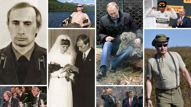 Putinov život u fotografijama: S vremenom je izgubio osmijeh,  ali ne i mišiće koje rado izlaže...
