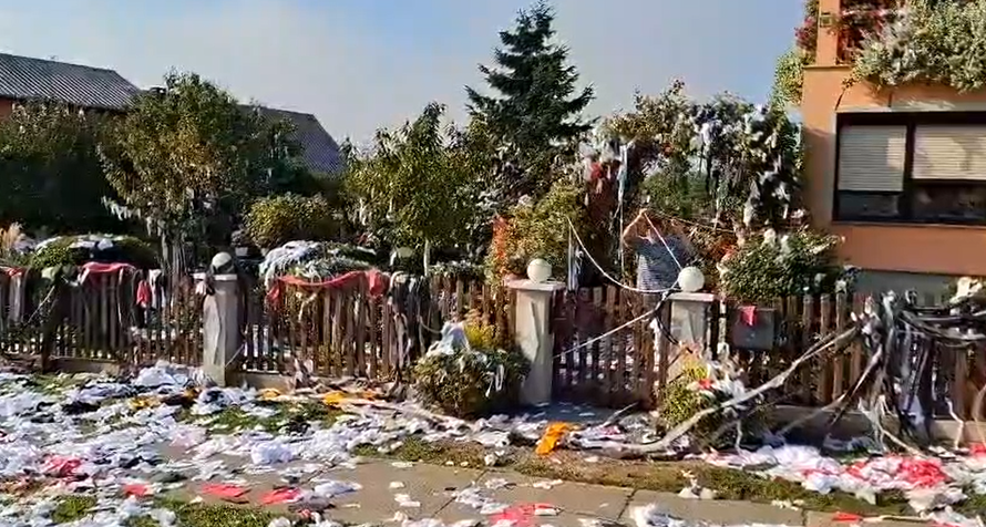 VIDEO Dobili bebu, susjedi im zatrpali dvorište s 3 tone smeća: 'Ma ne ljutimo se, sve je ok'