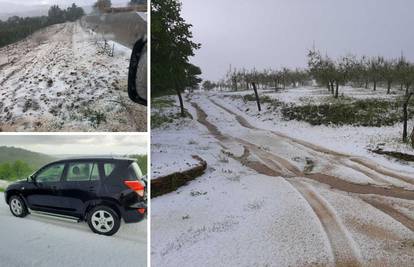 Nevrijeme poharalo Istru: 'Kao da je mećava zatrpala ceste...'