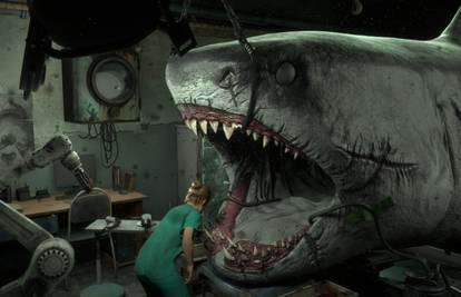 Zanima vas kako je u ustima morskog psa? U ovom simulatoru mu perete zube